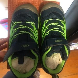 Size 13 little boy or girl Keen hiking shoes